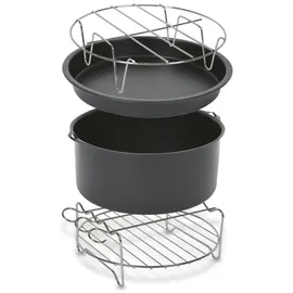 Tefal Zubehör-Set XA113010 schwarz, silber