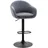 Homcom Barhocker 54 x 54 x 92-112 cm Dunkelgrau