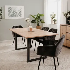 Finori Denver 160-200 x 75 x 90 cm anthrazit