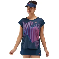 Yonex Tennis-Shirt Crew Neck US Open 2024 indigoblau Damen