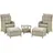 Beliani Lounge Set 5-tlg. Beige