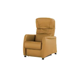 Hukla Relaxsessel Tobias Leder 75 x 105 x 88 cm Gelb elektrisch