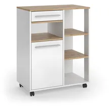 Vicco Küchenbuffet Pure 72,2 x 90,8 x 41,9 cm Weiß/Artisan-Eiche