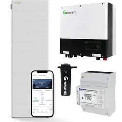 Growatt SPH6000TL3-BH-UP 0% MwSt §12 III UstG 6kW Hybrid Wechselrichter mit 25.6...
