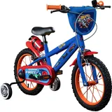 Mattel Hot Wheels Kinderfahrrad 14 Zoll für Mädchen und Jungen 100-115 cm oder ab 4 Jahre Kinder Fahrrad mit Stützräder