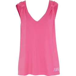 Top mit Knoten-Dekor rosa XS