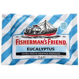 CFP Brands Süßwarenhandels GmbH & Co. KG Fishermans Friend Eucalyptus Menthol Pastillen ohne Zuckerzusatz 25g