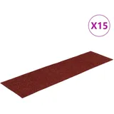 vidaXL Stufenmatte 76 x 20 cm Rot