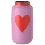 G-C Vase Saigon XXS Herz pink/gold