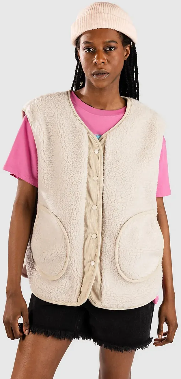 24 Colours 90527 Sherpa Weste beige Gr. XS