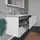 Duravit Waschtischunterschrank 2 Auszüge 129 x 55 x 48,1 cm Grau Matt