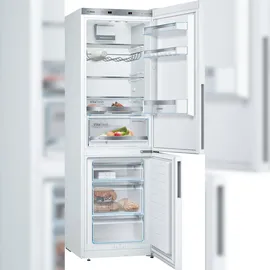 Bosch Serie 6 KGE36AWCA Kühl-Gefrierkombination (308 l, 1860 mm hoch, Weiß)
