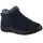 VAN HILL Damen Winter Boots Flach Gesteppt Bequem Schuhe 216545 Dunkelblau 38 - 38 EU