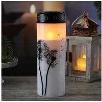 MARELIDA Pusteblume LED Grablicht 21 cm 2 St. weiß