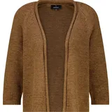 Monari Jacke Stricküberwurf Basic Braun M