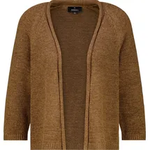 Monari Jacke Stricküberwurf Basic Braun M
