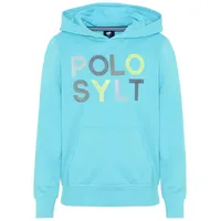 Polo Sylt Hoodie gemustert Türkis/Blau 170/176