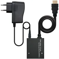 NANOCABLE 10.25.3502 Splitter - Black