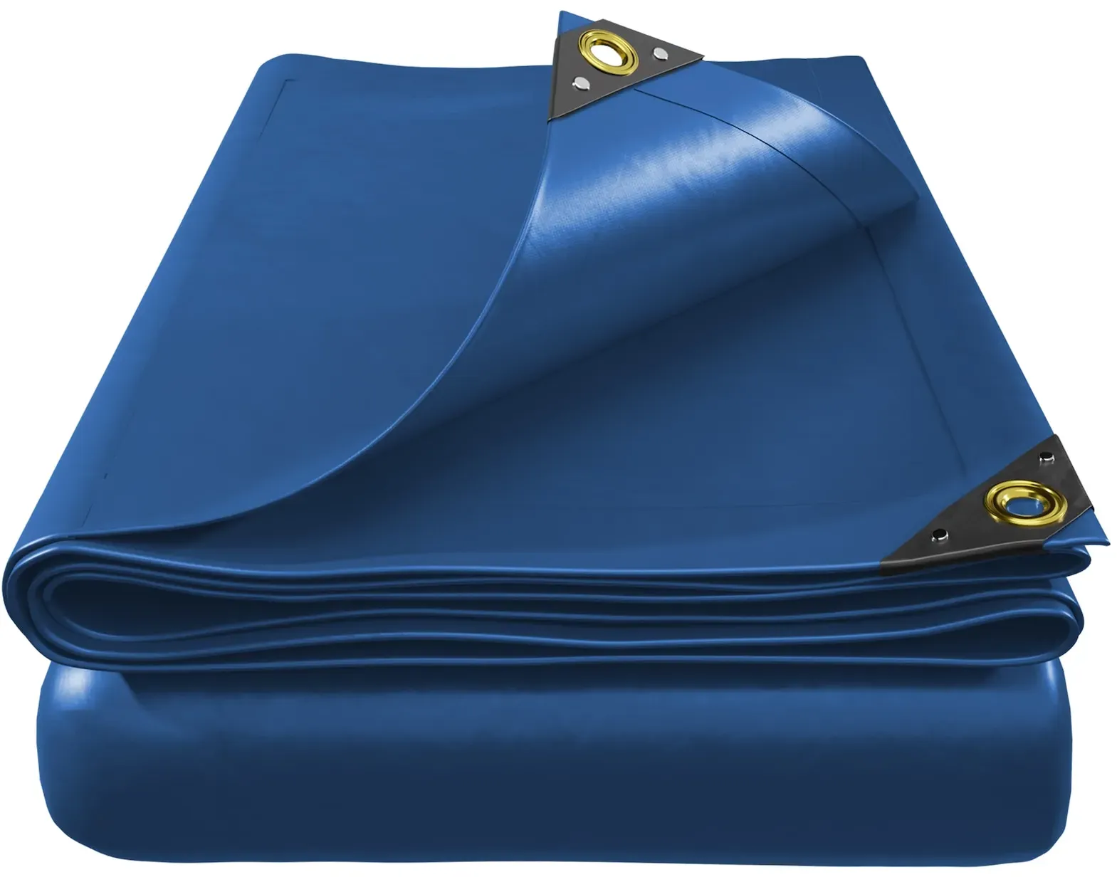 VESKA® Profi Abdeckplane 650g/m2 Gewebeplane, Schutzplane, Bootsplane, Poolabdeckung, Zeltunterlage, LKW Plane für Camping & Outdoor Garten - 3x6m - 18m2 - blau