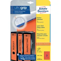 Avery Zweckform Ordneretiketten L4752-20 rot