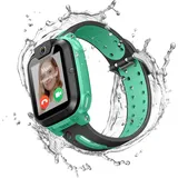 imoo Watch Phone Z1 Kinder-Smartwatch, 4G Kinder-Smartwatch-Telefon mit langanhaltendem Video-und Telefonanruf, Kinder-GPS-Uhr mit Echtzeit-Ortung und Wasserdichtigkeit IPX8 (Grün)