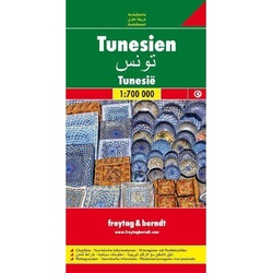 Freytag & Berndt Autokarte Tunesien. Tunesie. Tunisia;Tunisie. Tunesie. Tunisia;Tunisie, Karte (im Sinne von Landkarte)