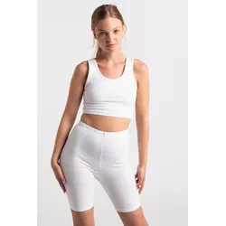 Body Bauchfreies Top Tank Fitness - Damen - Weiß L