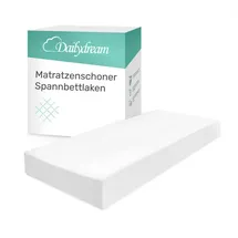 DAILYDREAM Matratzenschoner wasserdicht 140 x 200 cm Weiß