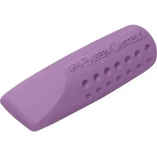 Faber-Castell Radierer Grip 2001 Eraser Cap RollOn colours, 2er Packung, 2-fach sortiert