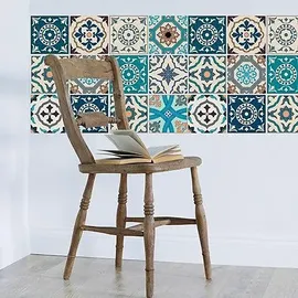 OTTO home Fliesenaufkleber Ornamente 12 Sticker selbstklebend 15cm x 15cm