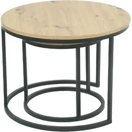 Hela Couchtisch Lindau Braun Eiche 60 x 60 x 45 cm