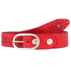 Campomaggi Gürtel Leder 90 cm rot