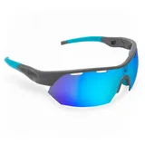 SIROKO - Sportbrille K3s London Sonnenbrille Grey - Blue Mirror/CAT3