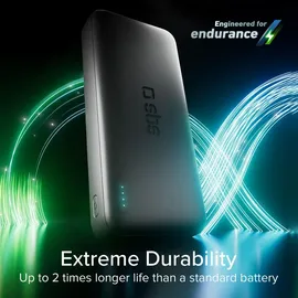 SBS Infinity PowerBank 20.000 mAh Schwarz