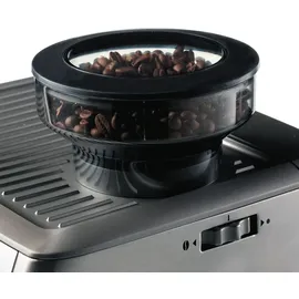 Ariete 1313 silber mit Milchaufschäumer und Mahlwerk