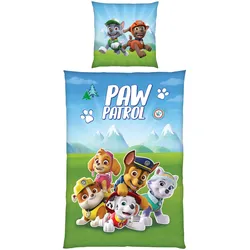 Herding PAW PATROL Renforcé Wende-Bettwäsche 80x80 / 135x200 cm, mehrfarbig