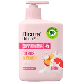 Dicora nährendes Handseife mit Vitamin C, Zitrus-, und Pfirsichextrakt 0,5 l