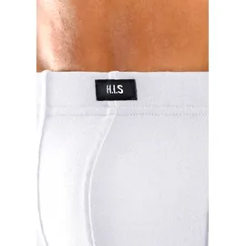 H.I.S. H.I.S Hipster, (Packung, 5 St.), knapp sitzende Boxershorts aus Baumwollstretch H.I.S weiß