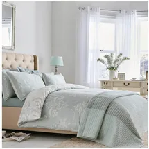 Laura Ashley Josette Floral Blau 230 x 220 cm + 2 x 50 x 75 cm