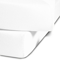 Sympathica Basic Jersey 450, weiß 140-160 x 190-200 cm