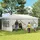 Outsunny Faltpavillon 6 x 3 m inkl. 4 Seitenteile Weiß