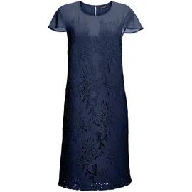 GOLDNER Abendkleid Spitzenkleid Blau 44