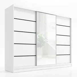 a&j möbelland gmbh Schiebetürenschrank AURELIA 2 200 x 0 x 0 cm Weiß