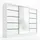 a&j möbelland gmbh Schiebetürenschrank AURELIA 2 200 x 0 x 0 cm Weiß