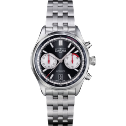 Davosa Pilot Newton Pilot Rally Chronograph Limited Edition 161.536.50 - schwarz,silber - 44mm