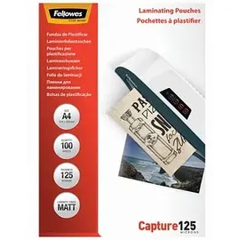 Fellowes Laminierfolie A4 matt 125 Mikron (2 x 125mic),