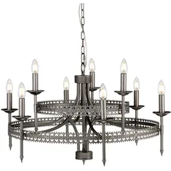 Kronleuchter Crown 9-flammig - Iron Gate - CROWN9