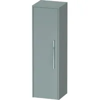 Duravit D-Code Halbhochschrank 40 x 132 x 36 cm Fjordgrün Matt/Chrom Glas, Holz