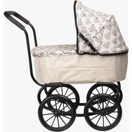 SKRÅLLAN Puppenwagen Herzen Weiß