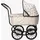 SKRÅLLAN Puppenwagen Herzen Weiß